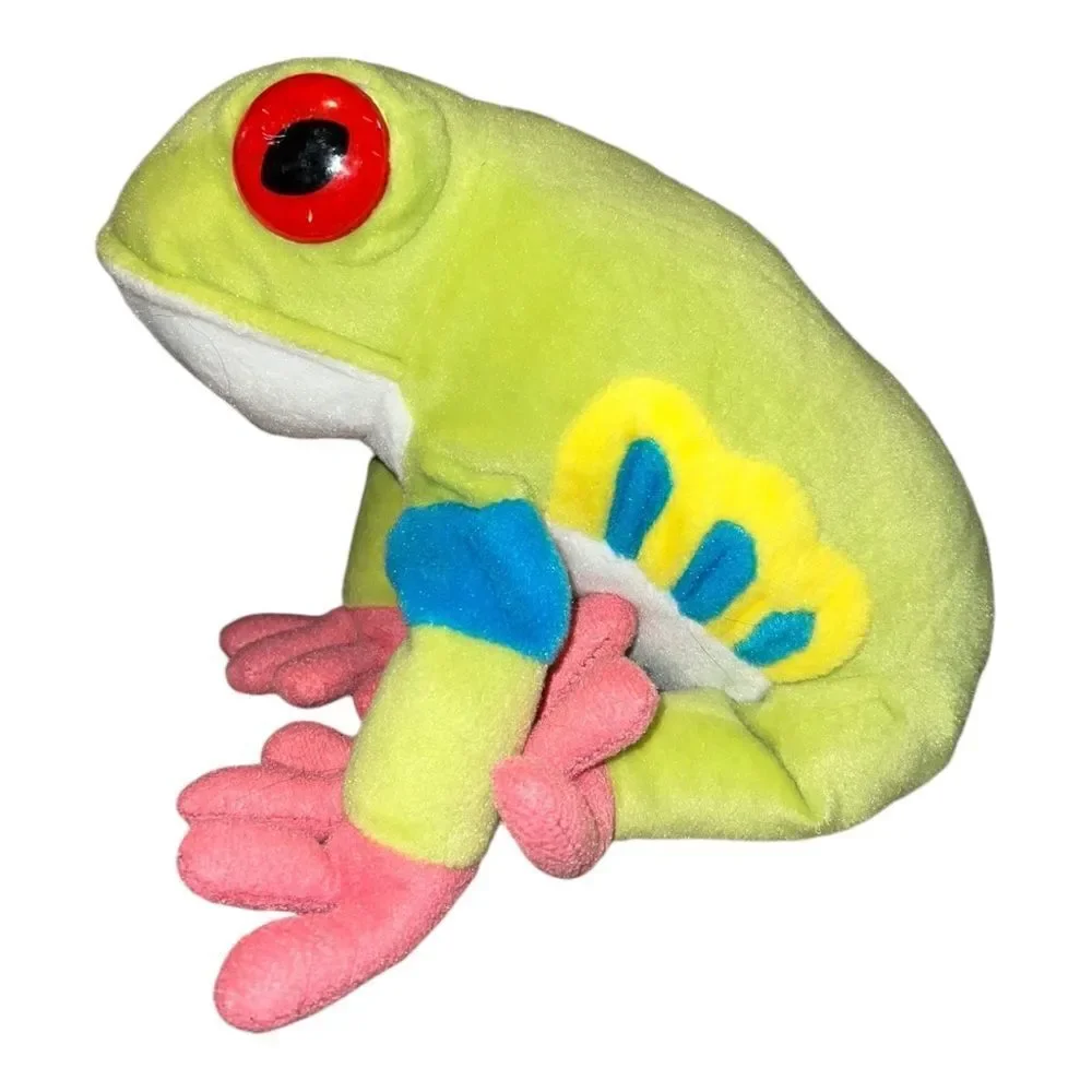 Wild Republic Red-Eyed Tree Frog Plush 12